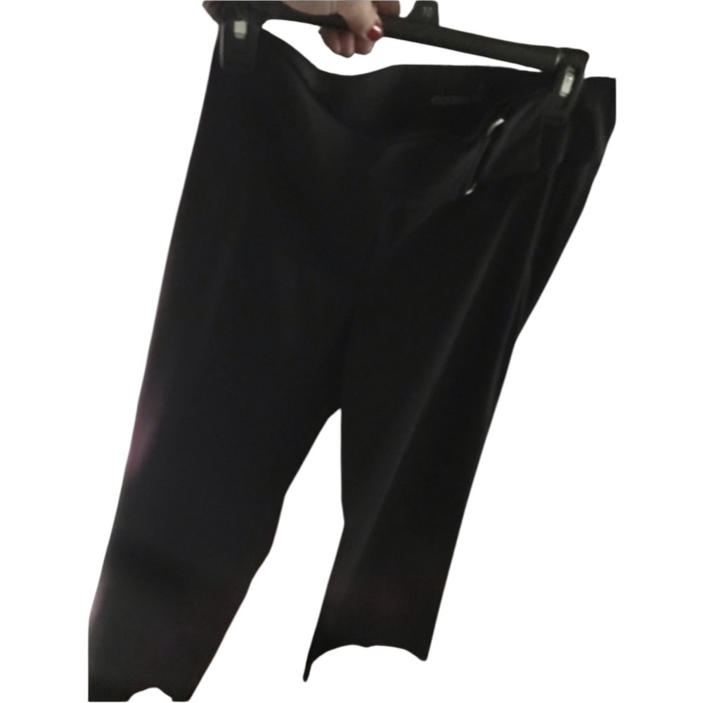 Equestrian Designs size 10 black dress pants w/ self belt , great fitting pants